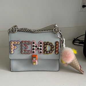 Fendi Kan I spike shoulder bag